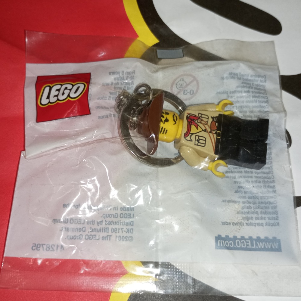 ［BrickHouse] LEGO 樂高 鑰匙圈 KC140 Johnny Thunder Key Chain 全新-細節圖2