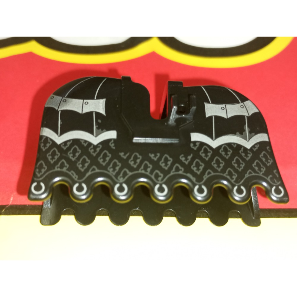 ［BrickHouse] LEGO 樂高 10223 黑鷹  馬袍 2490pb11 Horse Barding 全新-細節圖2