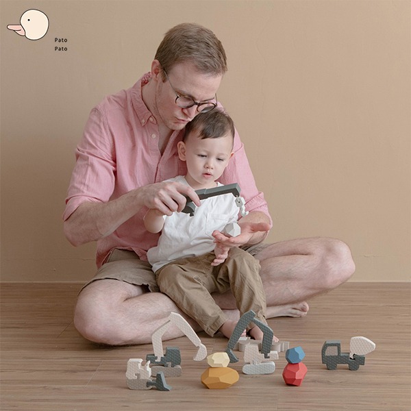 【Pato Pato】EVA 知育玩具系列 - 交通工具二合一禮盒組 / 隨機出色-細節圖3