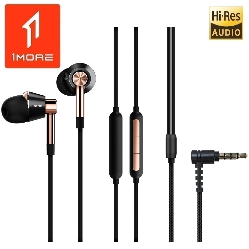 【1MORE】三單元圈鐵有線耳機／E1001 /聖誕新年感謝祭特價$2392(原價$2990)-細節圖2