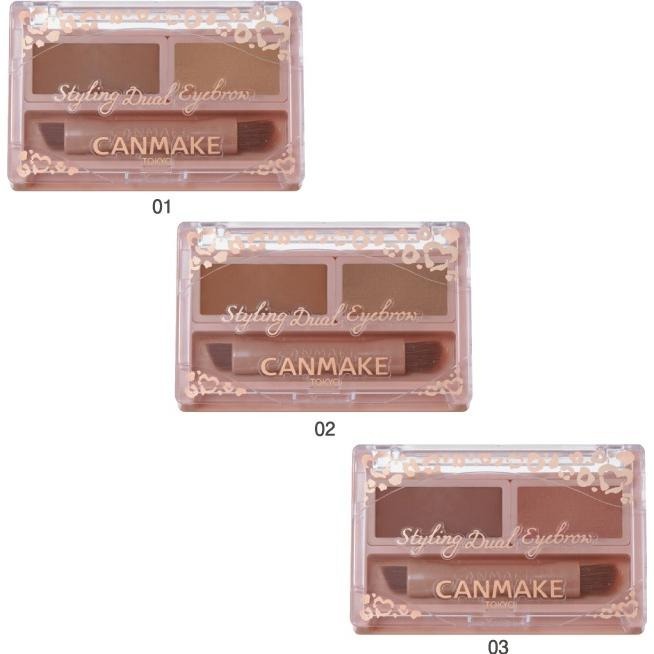 ◤現貨◢ CANMAKE 立體雙色眉蠟粉 雙色眉蠟眉粉-細節圖2
