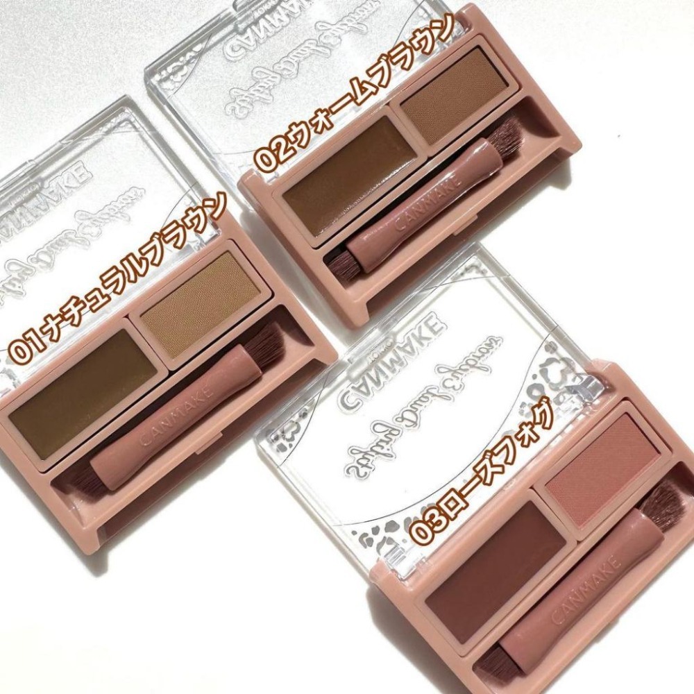 ◤現貨◢ CANMAKE 立體雙色眉蠟粉 雙色眉蠟眉粉-細節圖3