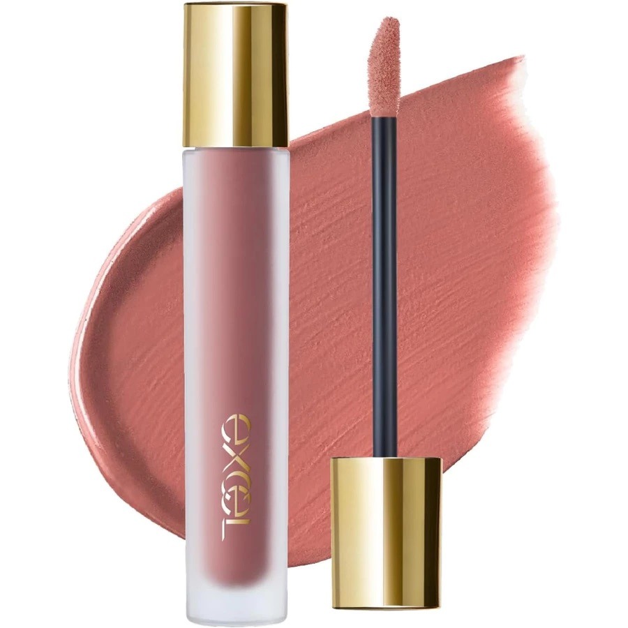 EXCEL 絲絨霧采唇釉 *限定色* LV09 血褐橙 LV10 迷柔紅-細節圖9