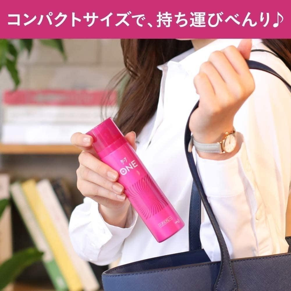 花王 ケープ CAPE ONE 前髮命 瀏海專用 速乾 輕盈 持久 定型噴霧 無香料 80g-細節圖5