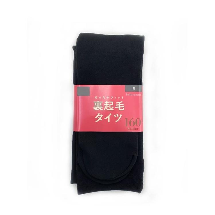 ◤tutuanna◢ 日本 tutuanna 裏起毛保暖褲襪 160 denier-細節圖6