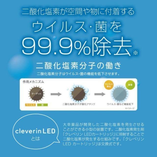 ◤加護靈◢  cleverin LED 加護靈 放置型 空間抑菌 除菌 除臭機 LED機-細節圖2