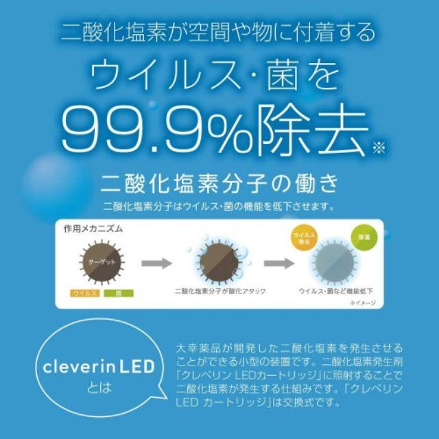 ◤加護靈◢  cleverin LED 加護靈 放置型 空間抑菌 除菌 除臭機 LED機-細節圖6