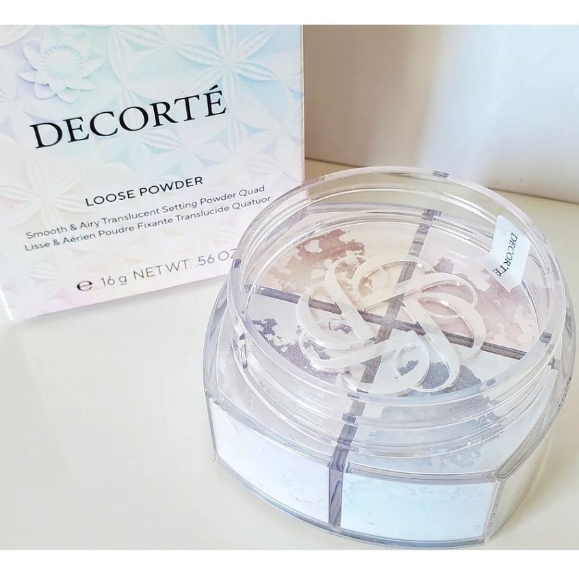 限定色 | DECORTE 黛珂 裸光絲柔蜜粉 #101 限定色 完美調光四色蜜粉 定妝蜜粉-細節圖5