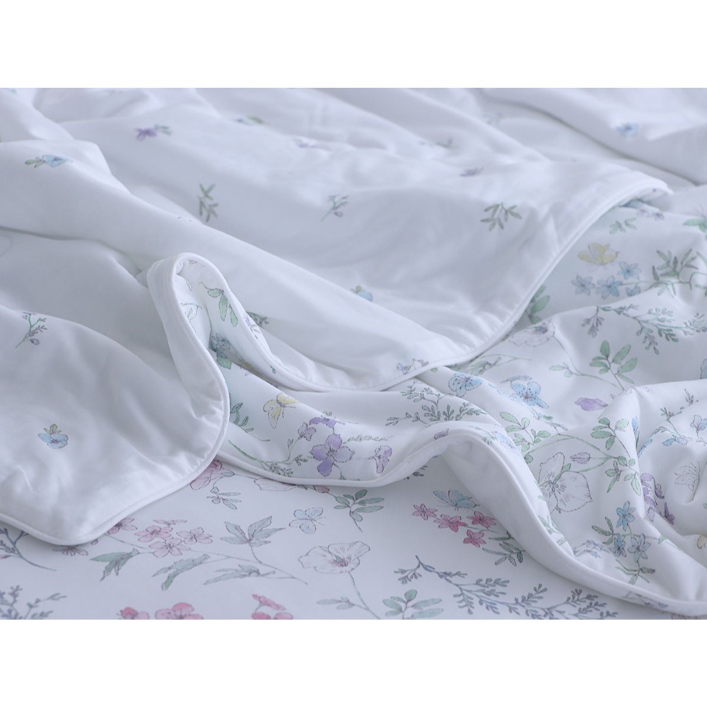 現貨 | 韓國 -7.9度冰冰被 涼感被 降溫涼被 涼感紗纖維 單人 碎花 雙面-規格圖3