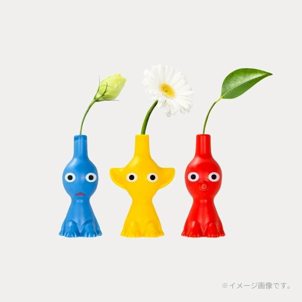 現貨 | 日本任天堂 皮克敏花瓶 陶瓷一輪插花瓶 單枝花瓶 PIKMIN 陶瓷花瓶-規格圖2