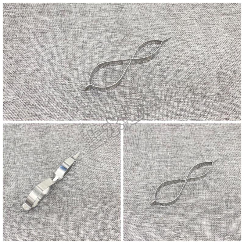 焊接輔助夾金工專用不鏽鋼防交叉鑷子反彈鑷子隔熱夾金工焊夾金工鑷子8字葫蘆夾直嘴反彈夾彎嘴反彈夾焊接夾彎嘴短夾珠寶鏟子夾-細節圖3