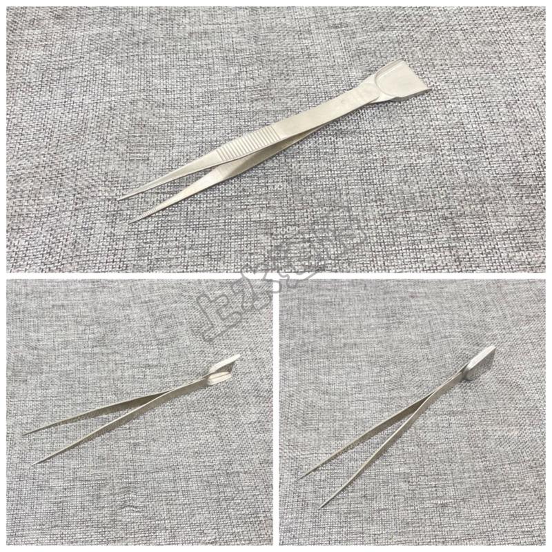 焊接輔助夾金工專用不鏽鋼防交叉鑷子反彈鑷子隔熱夾金工焊夾金工鑷子8字葫蘆夾直嘴反彈夾彎嘴反彈夾焊接夾彎嘴短夾珠寶鏟子夾-細節圖4