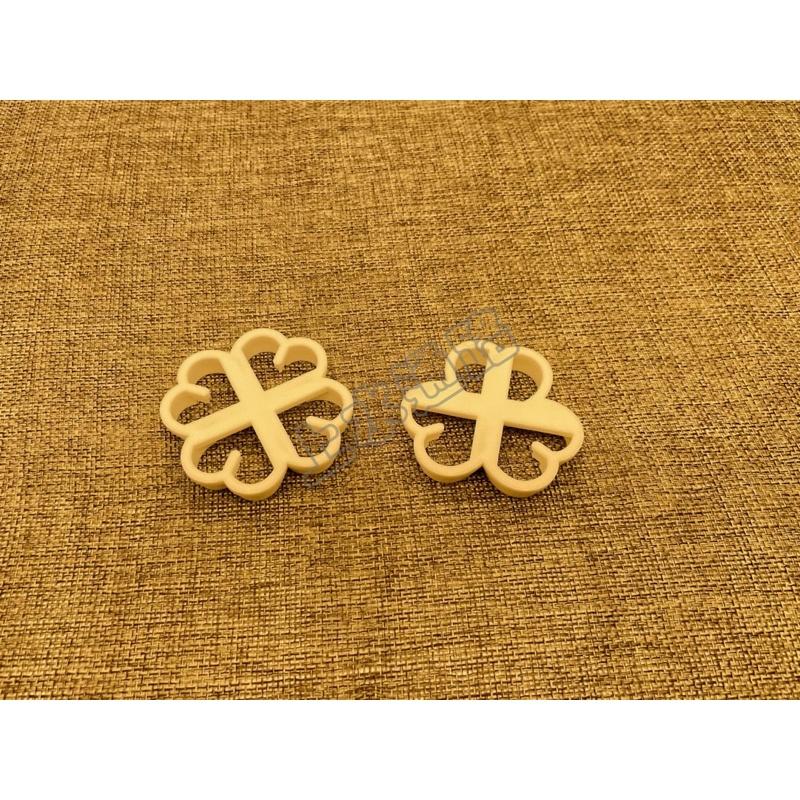 臺灣現貨 新款聖帕特里克節三葉草四葉草diy塑料餅乾模具翻糖烘焙工貝三葉草四葉草餅乾模具 翻糖烘焙工具 印花模具-細節圖8