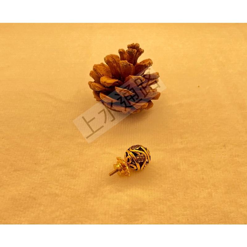 台灣直送 金色鋅合金彩珠壼鈕精緻茶具金色鋅合金珠壼盖鈕配件 陶瓷金色鋅合金彩珠蓋珠 茶葉罐蓋钮香爐拉手金色鋅合金彩珠-細節圖6