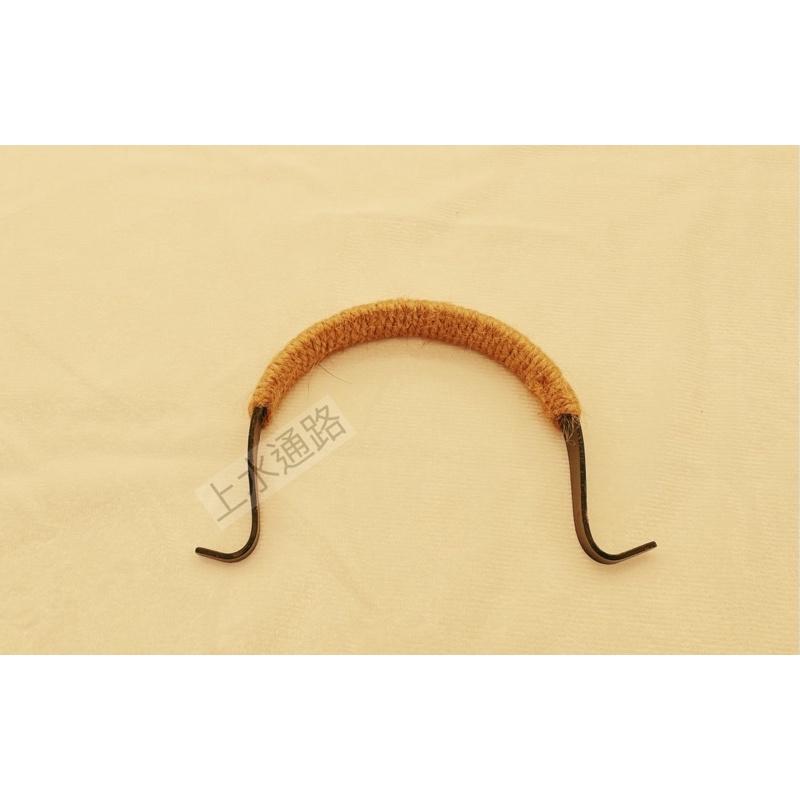 台灣現貨黑色烤漆麻繩款長鉤直出茶壺提樑把手黑色烤漆綁麻繩茶壺提手把外鉤壺提樑把手防燙配件茶壺手柄配件-細節圖7