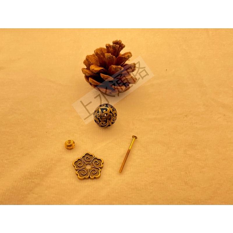 台灣直送 祥雲珠壼鈕精緻茶具祥雲珠壼盖鈕配件 祥雲珠彩珠蓋珠 茶葉罐蓋钮香爐拉手祥雲珠。-細節圖8