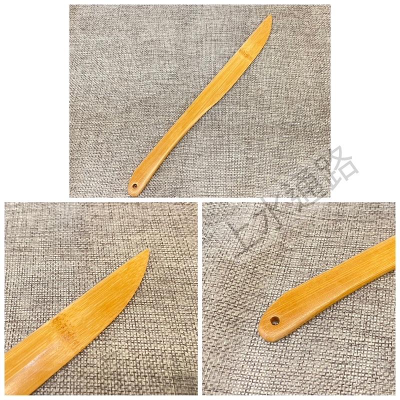 印泥、陶泥攪拌棒竹子書法用品裁切刀木制宣紙裁紙刀美工刀文房用品實木美術創意復古禮品竹起子竹尺宣紙專用刀竹簽起子裝裱材料-細節圖2