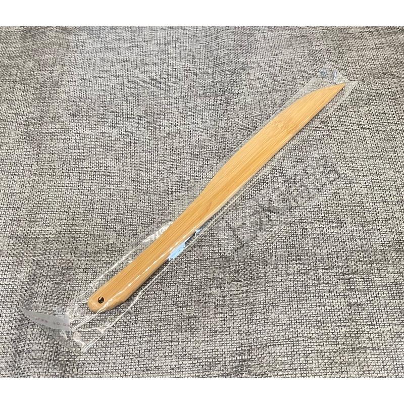 印泥、陶泥攪拌棒竹子書法用品裁切刀木制宣紙裁紙刀美工刀文房用品實木美術創意復古禮品竹起子竹尺宣紙專用刀竹簽起子裝裱材料-細節圖4