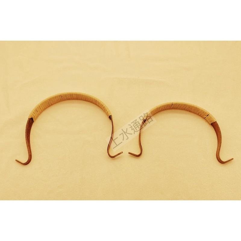 台灣現貨仿古銅棉繩款長鉤直出茶壺提樑把手仿古銅綁棉繩茶壺提手把外鉤壺提樑把手防燙配件茶壺手柄配件-細節圖2