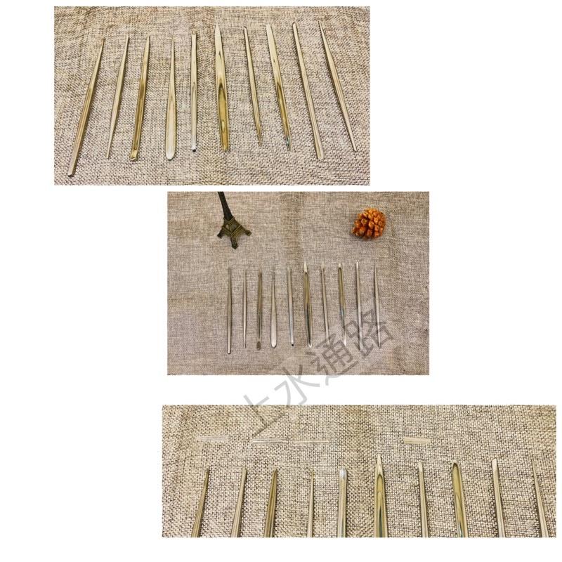 台灣現貨直出銀色金屬雕塑工具不銹鋼精鋼泥塑手辦刻刀10件套軟陶工具超輕粘士工具麵塑工具泥 塑油泥雕塑工具430不銹鋼-細節圖2