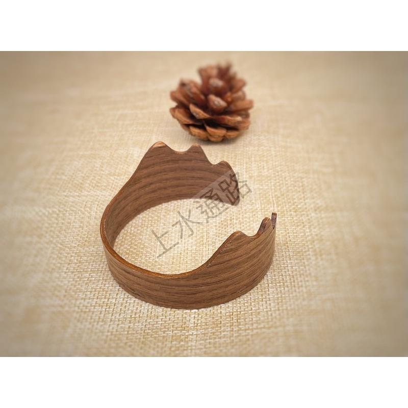 台灣現貨 7.0cm、7.3cm 山型核桃木杯套陶瓷水杯、公道杯防燙杯套防滑套耐熱隔熱圈中式公道杯握把套胡桃隔熱杯套-細節圖8