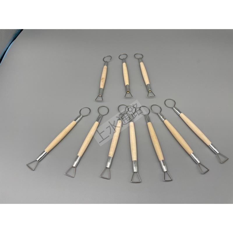 泥塑環型鋼絲修刀 造型工具 陶藝刀 美術刀 雕塑工具 陶藝彩色油泥工具 軟陶泥塑 手辦粘土工具-細節圖2