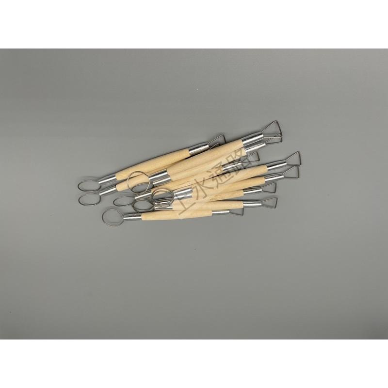 泥塑環型鋼絲修刀 造型工具 陶藝刀 美術刀 雕塑工具 陶藝彩色油泥工具 軟陶泥塑 手辦粘土工具-細節圖3