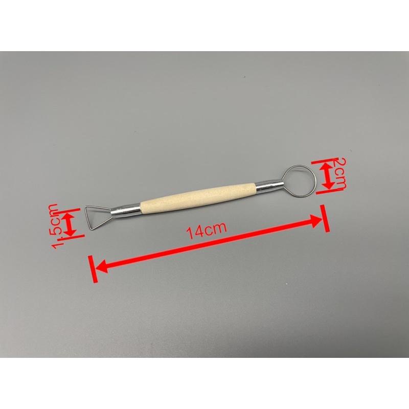 泥塑環型鋼絲修刀 造型工具 陶藝刀 美術刀 雕塑工具 陶藝彩色油泥工具 軟陶泥塑 手辦粘土工具-細節圖6