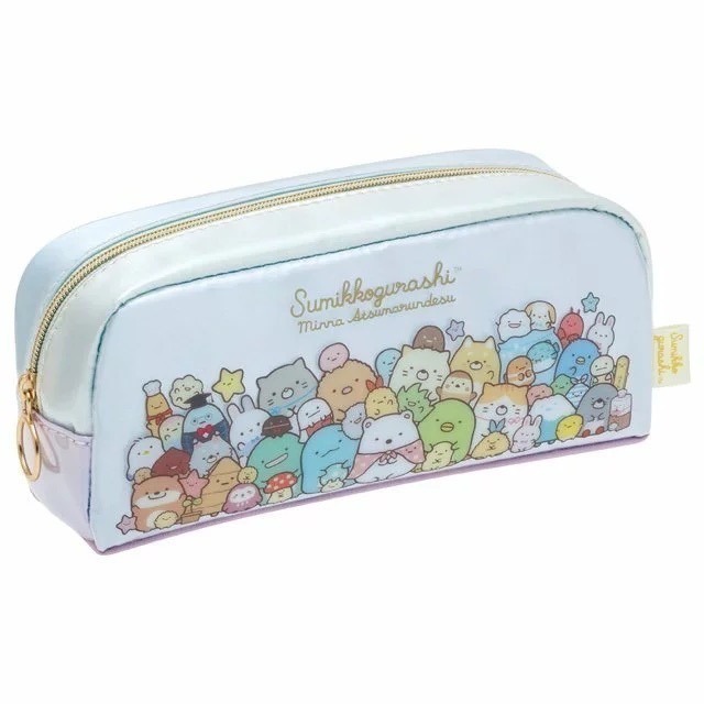 🔥現貨 日本購回 正版授權 SAN-X 角落生物 角落小夥伴 防水 拉鍊 鉛筆盒 筆袋 收納袋 化妝包-細節圖5