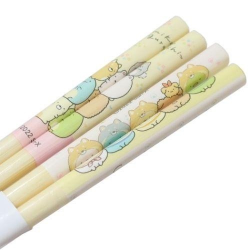 🔥現貨 日本購回 日本境內限定販售品 角落生物 角落小夥伴 天然竹 竹筷 止滑加工處理 竹筷 兩雙入-細節圖3