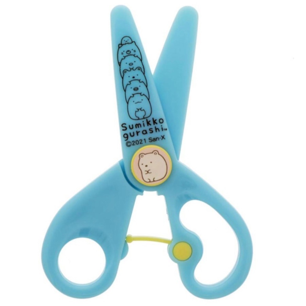 🔥現貨 日本製 角落生物 角落小夥伴 兒童安全剪刀 兒童剪刀 安全剪刀 附收納套 剪刀 攜帶式-細節圖4