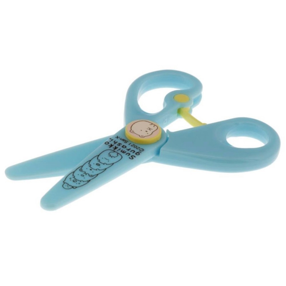 🔥現貨 日本製 角落生物 角落小夥伴 兒童安全剪刀 兒童剪刀 安全剪刀 附收納套 剪刀 攜帶式-細節圖5