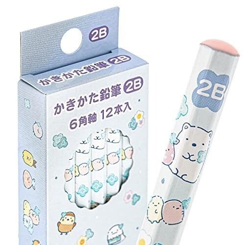 🔥現貨 日本購回 正版授權 角落生物 角落小夥伴 日本製 2B B 六角 鉛筆 12入 盒裝鉛筆 六角鉛筆-細節圖5