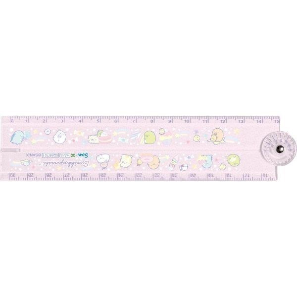 🔥現貨 日本購回 日本製 正版授權 角落生物 角落小夥伴 直尺 角度尺 摺尺 30CM 摺疊尺 定規尺 日本製-細節圖3