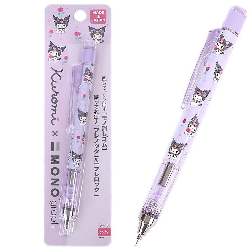 🔥現貨 日本製 MONO 蜻蜓牌 角落生物 三麗鷗 美樂蒂 酷洛米 自動筆 搖搖筆 蜻蜓牌 自動鉛筆 0.5 附橡皮擦-規格圖11
