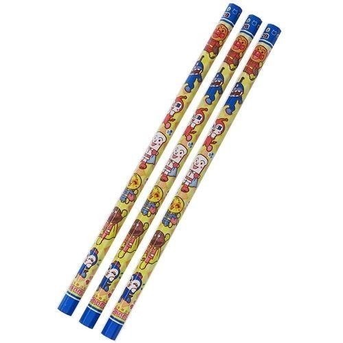 🔥現貨 24H出貨 Sunstar 日本製 麵包超人 ANPANMAN 六角 鉛筆 2B 三入套 六角鉛筆 三支一組-細節圖2