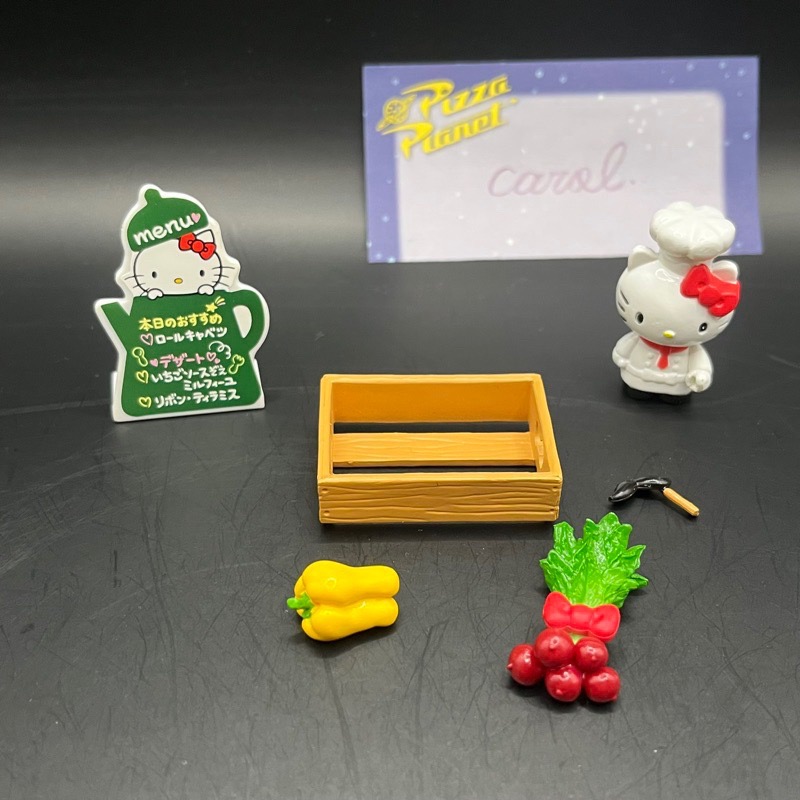 2013 Rement hello kitty 餐廳 散件 西餐廳 凱蒂貓 三麗鷗 食玩 盒玩-規格圖2