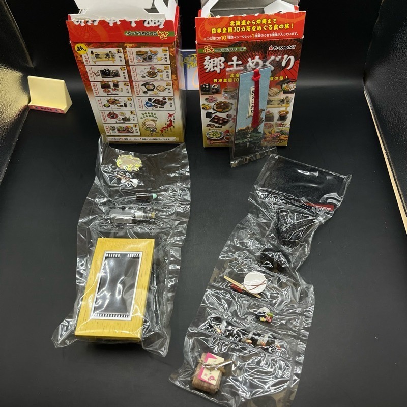 2005 re-ment 全10種 鄉土美食 鄉土料理 食玩 盒玩 大阪燒 東京 北海道 哈密瓜-細節圖4