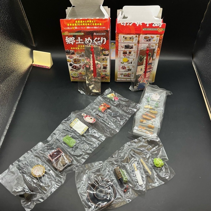 2005 re-ment 全10種 鄉土美食 鄉土料理 食玩 盒玩 大阪燒 東京 北海道 哈密瓜-細節圖5