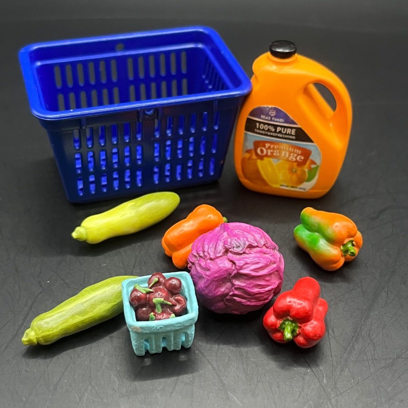 2006 rement 散件 食玩 盒玩  美國廚房 美國學校 美國生活 恐龍軟糖 棉花糖 吐司 奶瓶 絕版-規格圖2