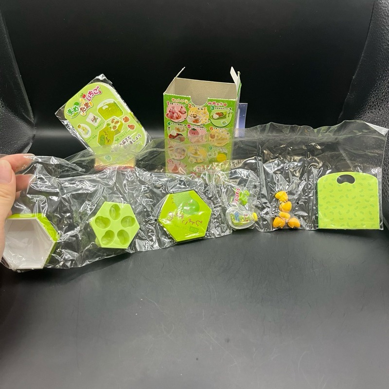 2007 rement 青豆雞蛋 草莓 豌豆 點心 食玩 盒玩-規格圖1