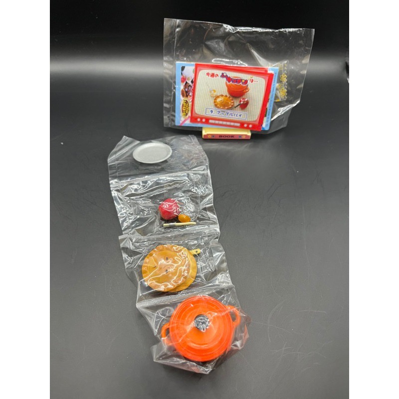 2004 rement 散件 隱藏 食玩 盒玩 點心廚房 牛角麵包 果醬 草莓蛋糕 蘋果派 餅乾 鬆餅-規格圖5