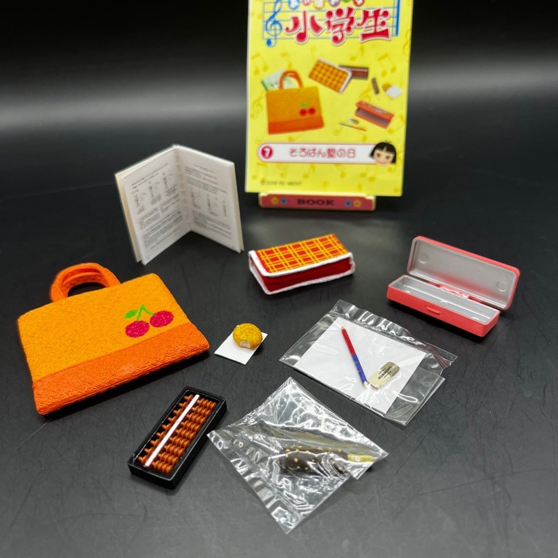 2006 Rement 小學生 當時大家都是小學生 文具 豬公存錢筒 食玩 盒玩-規格圖2