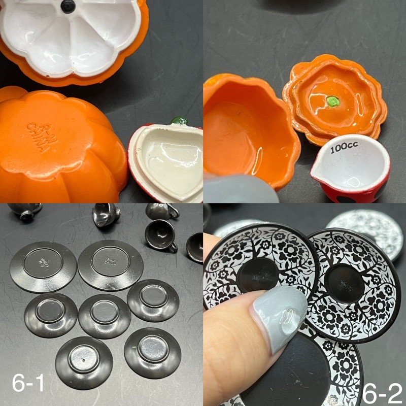 2006 rement 食玩盒玩 散件 童話王國 國的食器 香菇 愛麗絲 金魚食器-細節圖4