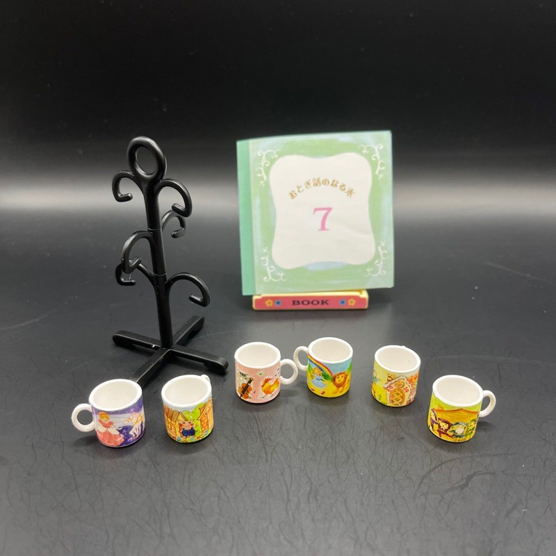 2006 rement 食玩盒玩 散件 童話王國 國的食器 香菇 愛麗絲 金魚食器-規格圖4