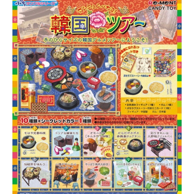 2005 Rement 韓國之旅🇰🇷 韓國料理 美食 食玩 盒玩-細節圖2
