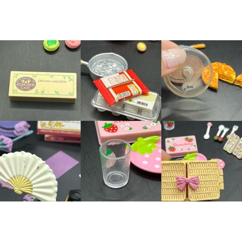 Rement 食玩 盒玩 散件 扭蛋 草莓小姐 有趣料理 美國 雞蛋 蛋黃哥 酒 皮卡丘甜點  純喫茶 薔薇宮殿 醫藥-細節圖2