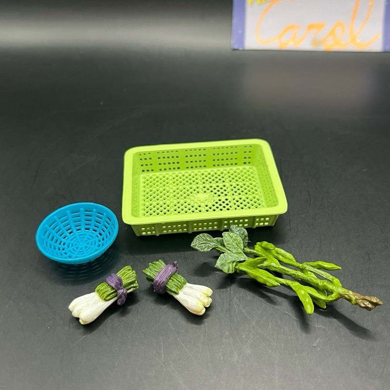 2006 re-ment 八百屋 蔬菜 竹筍 花椰菜 草莓 食玩 盒玩 蔬果 散件-規格圖6