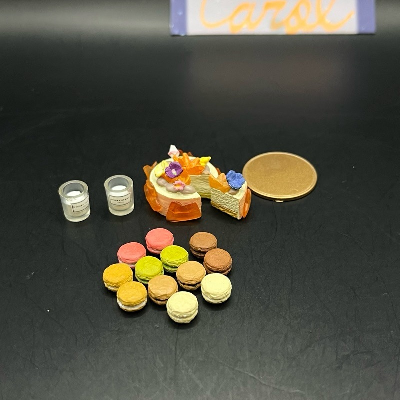萬代 BANDAl megahouse Pierre Herme 法國巴黎甜點二代 食玩 盒玩 國王派可麗露馬卡龍-規格圖5