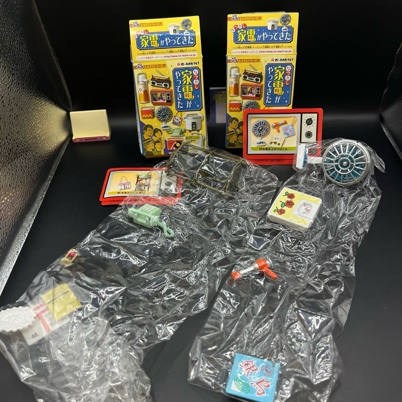2006 re-ment 懷舊家電 全十種 電視 電話  熱水器 復古家電 食玩 盒玩-細節圖4